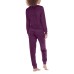  Ladies' Lounge Set, Purple, 3X
