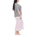  Ladies' Palazzo 3-piece Lounge Set, Purple, 3X