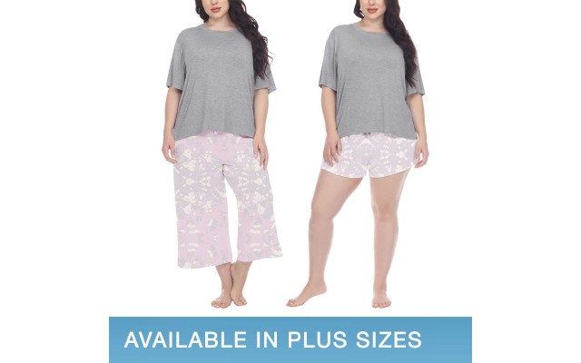  Ladies' Palazzo 3-piece Lounge Set, Purple, XX-Large
