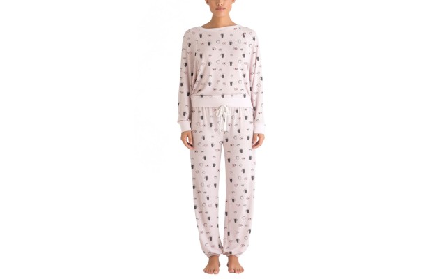  Women’s Star Seeker Lounge Set, Pink, Small