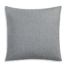 Hudson Park Collection Embroidered Tile Beaded 18″ Decorative Pillow, Navy