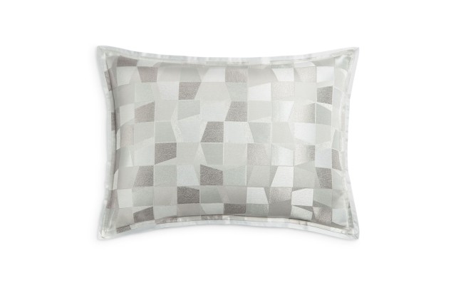  Collection Facets King Sham, Gray