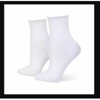 Hue Women’s Sporty Shortie Sneaker Socks, White, One-Size