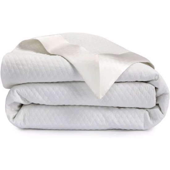 Hugo Boss Coverlet Collection, King, Pearl White