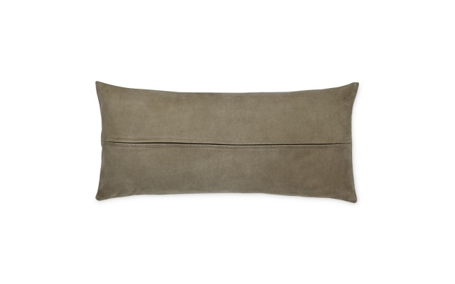 Hugo Boss Suede Decorative Pillow, 10 x 22