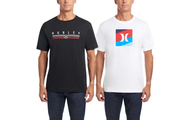  Men's Graphic Tee, 2-Pack, Black, X-Large