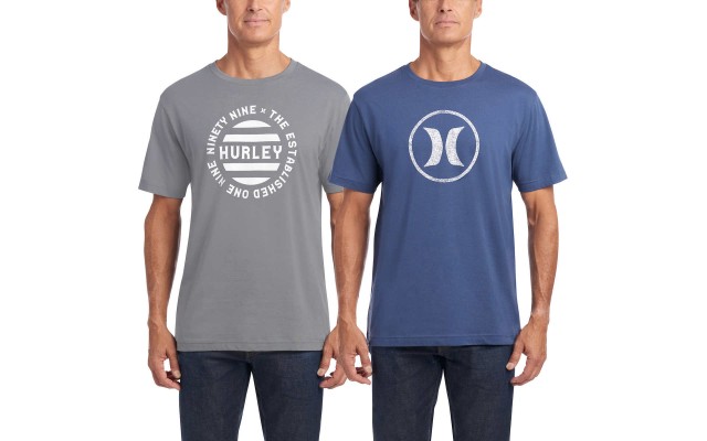  Men's Graphic Tee, 2-Pack, Dark Gray, 3X-Large