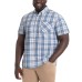  Men's Short Sleeve Woven, White, Small
