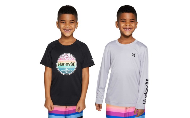  Youth 2-pack Sun Tee, Black and Gray, One Color, Medium (10/12)