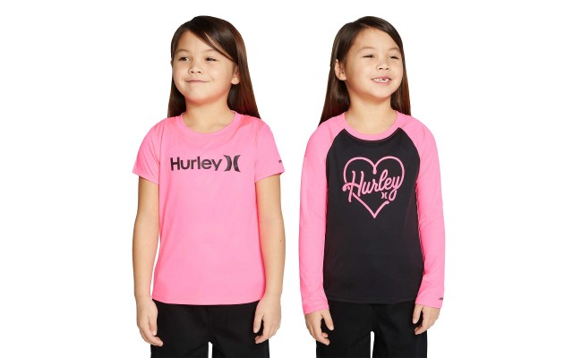  Youth 2-pack Sun Tee, Pink and Black, One Color, X-Small (5/6)