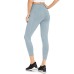  High-Waist Side-Pocket 7/8 Length Leggings, Blue, XX-Large