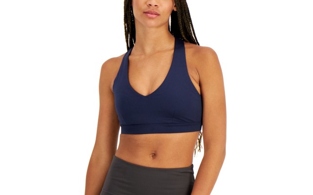   Low Impact Sports Bra, Small, Indigo