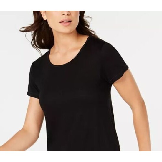  Mesh-Back T-Shirt, X-Small, Black