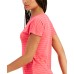  Shadow-Stripe T-Shirt, Small, flamenco pink