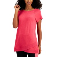 Ideology Short-Sleeve T-Shirt, Small, Pink