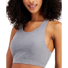 Ideology Sweat Set Low Impact Sports Bra, X-Small, Gray