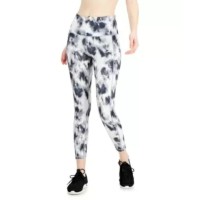 Ideology Tie-Dyed Pocket 7/8 Length Leggings, Gray, Large