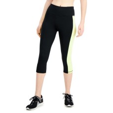 Ideology Womens Colorblocked Cropped Leggings