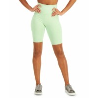 Ideology Women’s Compression High-Rise 10″ Bike Shorts, XX-Large, pistachio