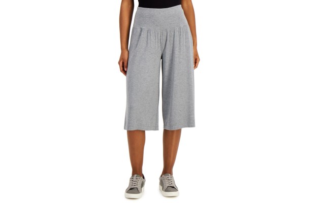  Women’s Lounge Culottes, Gray, Small