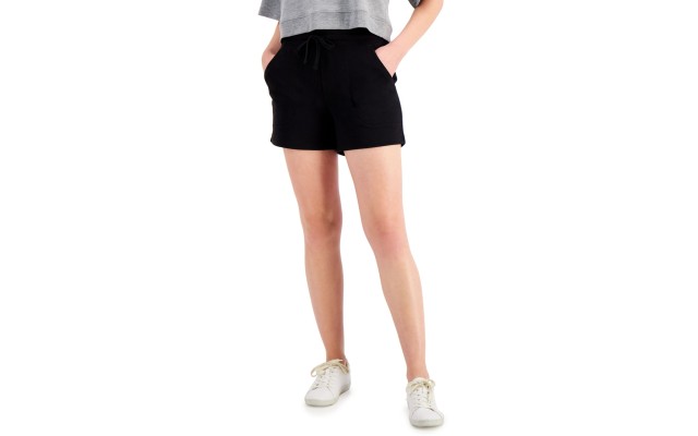  Womens Lounge Shorts, Small, Black
