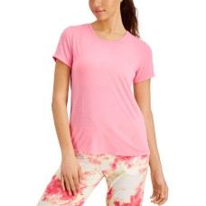Ideology Womens Mesh-Back T-Shirt , X-Small, Pink