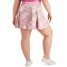  Womens Plus Size Tropical-Print Tiered Skort, Gray/Multi, 2X