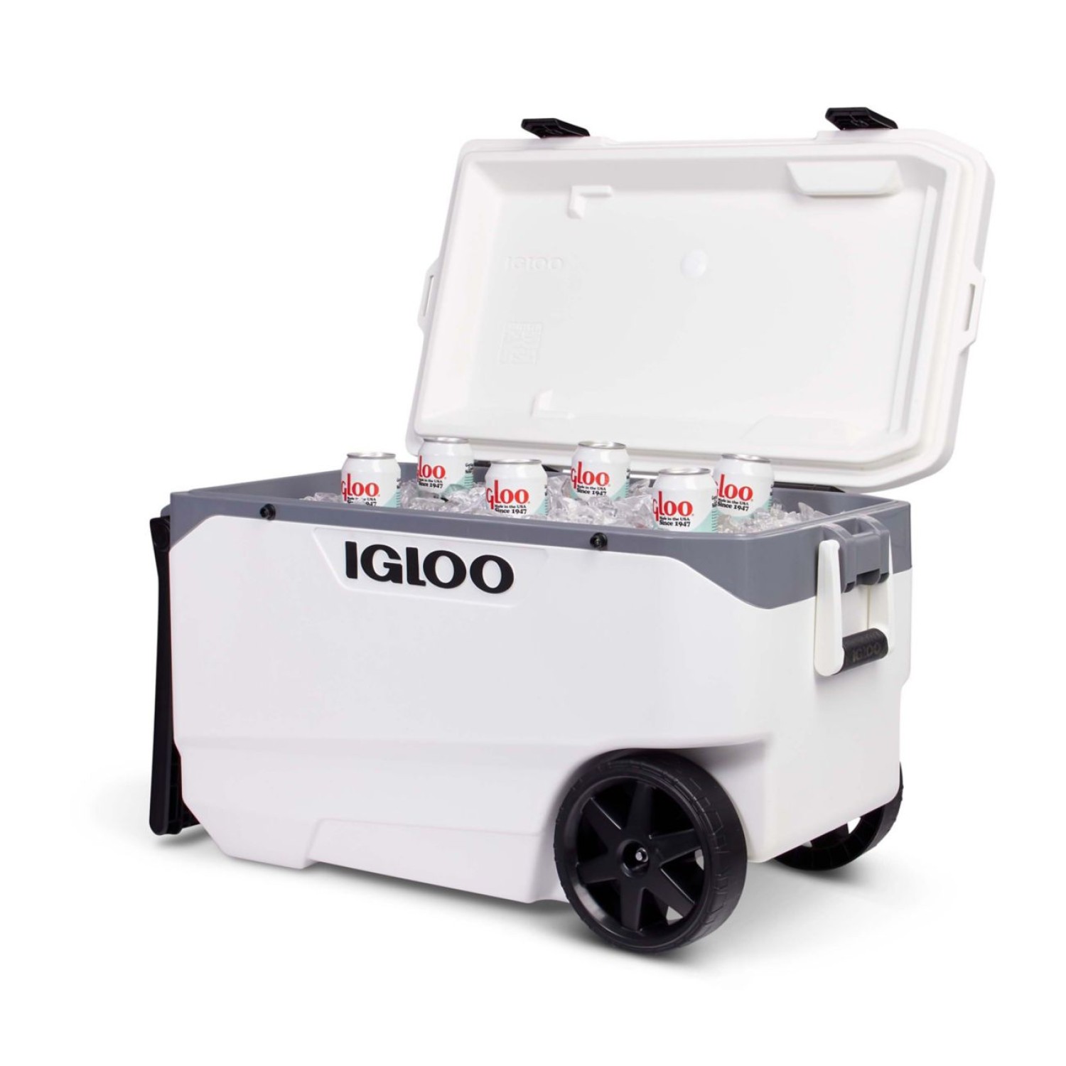 Igloo Igloo Latitude 90-Qt. Roller Cooler - White