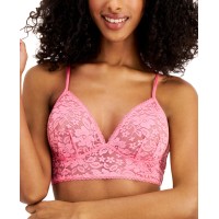 Inc International Concepts Women’s Lace Bralette, Medium, Pink