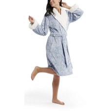 Ink+Ivy Women’s 42″ Robe, Blue, Large