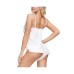  Women’s Cami Short Set, White, Large