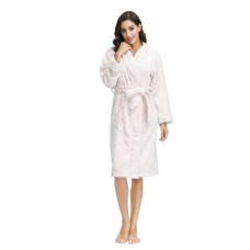 Ink+Ivy Women’s Embossed Plush Robe 42″ Hps, Blush, Large