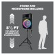   Total PA Spartan High-Power Speaker System with Bluetooth, Lights, Stand, and Microphone
