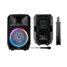 ION Audio ION Audio Total PA Spartan High-Power Speaker System with Bluetooth, Lights, Stand, and Microphone