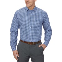 Izod Men’s Dress Shirt, Blue, Medium