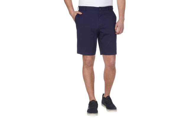  Men’s Flat Front Short, Blue, 40