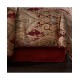  Rousseau Queen 4 Piece Comforter Set Bedding, Red