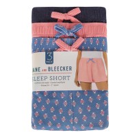 Jane and Bleecker Ladies' Sleep Short, 3-pack, Pink, Medium