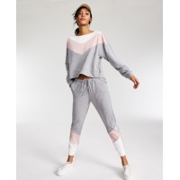 Jenni by Jennifer Moore Women’s Chevron Stripe Loungewear Set