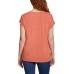  Ladies' Knit Top, Orange, Medium
