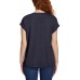  Ladies' Knit Top, Blue, 2X