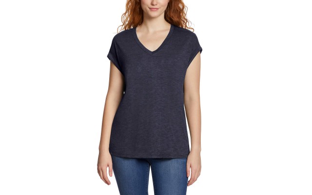  Ladies' Knit Top, Blue, 2X