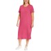  Ladies' Midi Dress, Red, Large