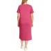  Ladies' Midi Dress, Red, Large