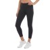  Ladies' High Rise Capri Legging, Black, Small