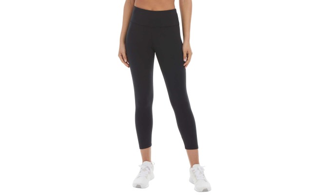  Ladies' High Rise Capri Legging, Black, Small