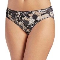Jockey Women’s No Panty Line Promise Bikini Underwear, Black, 7