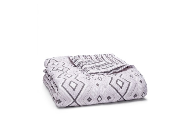  Bedding Ginah 100% Cotton, Grey, Grey, Full/Queen