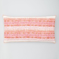John Robshaw Decorative Pillow, Pink, 17x32