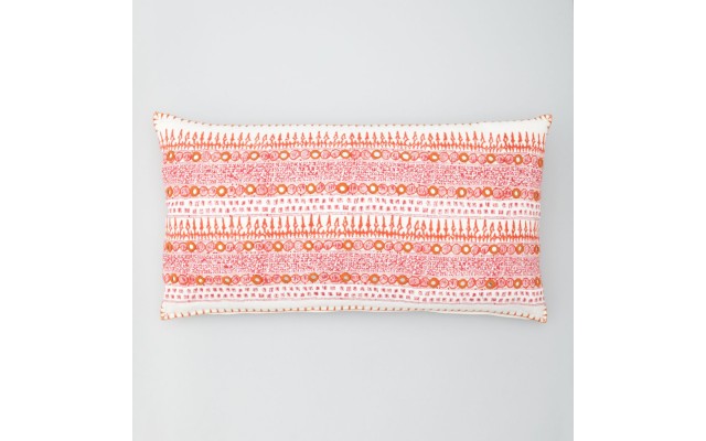 John Robshaw Decorative Pillow, Pink, 17x32